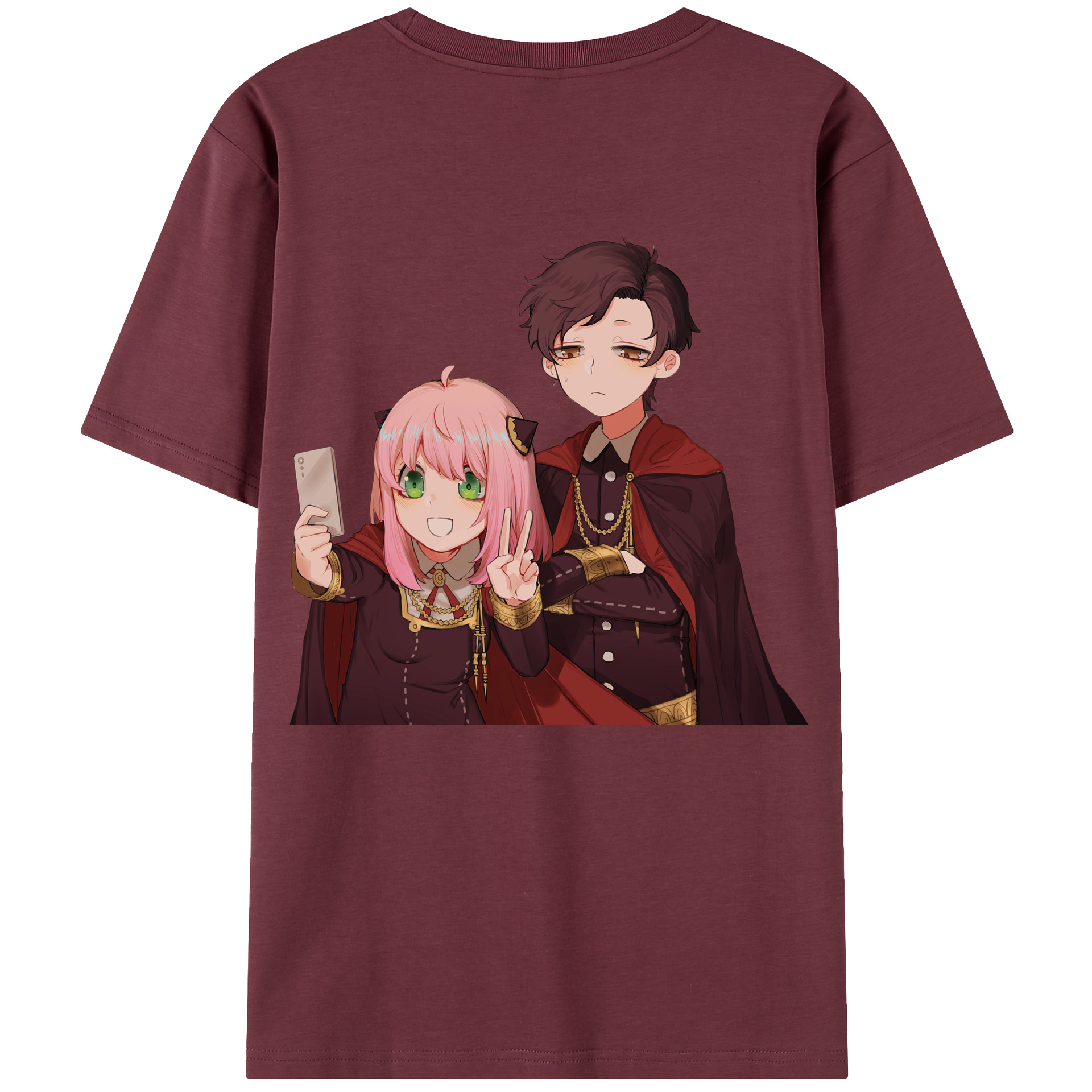 （画像用） SPY×FAMILY间谍家家酒 綿100％半袖Tシャツ（背面プリント）